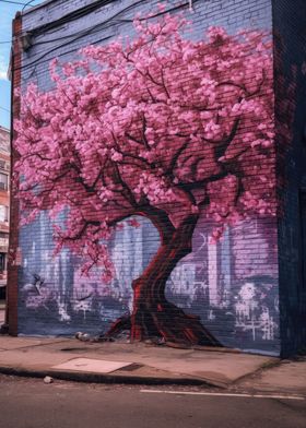 Graffiti Cherry Blossom