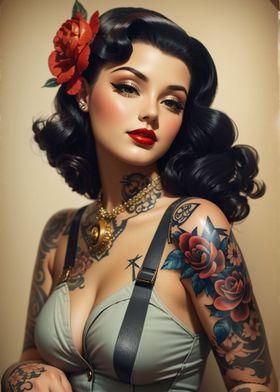 Pin Up Girl Posters Online - Shop Unique Metal Prints, Pictures