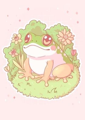 Pastel Frog Friend