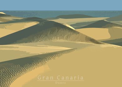 Gran Canaria dunes scenery