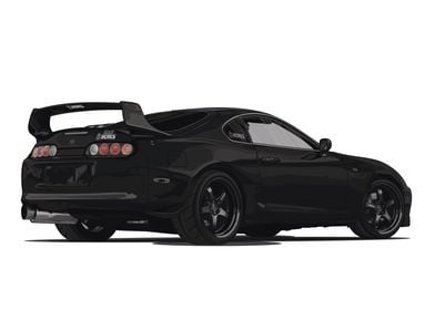 Toyota Supra MK4 Black