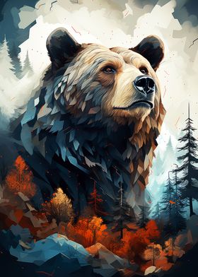 Bear animal art