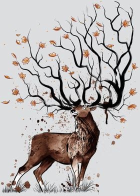 Autumn deer