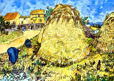 Van Gogh Stack of Wheat