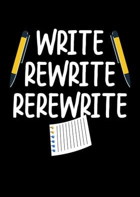 Write Rewrite Rerewrite