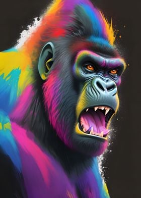 Splash art Gorilla