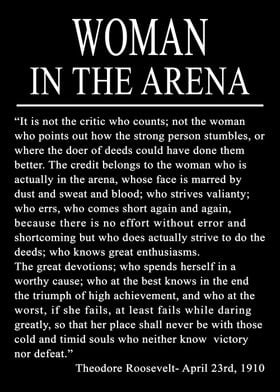 Woman in the Arena