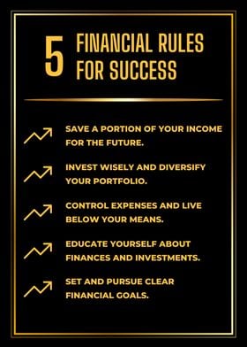 5 Financial rules success