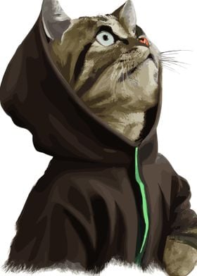 Hoodie Cat