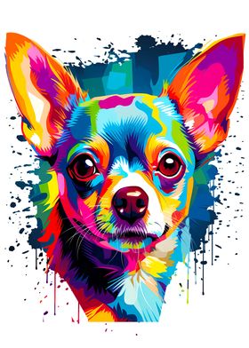 Chihuahua Colorful