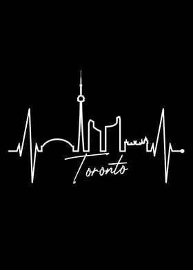 Toronto Skyline Heartbeat