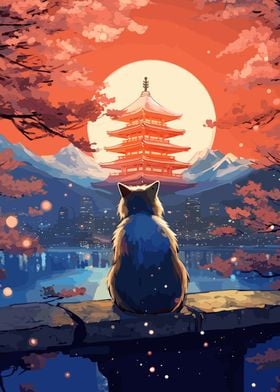 The Moon Night Cat Japan