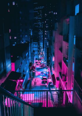 Neon Cityscape
