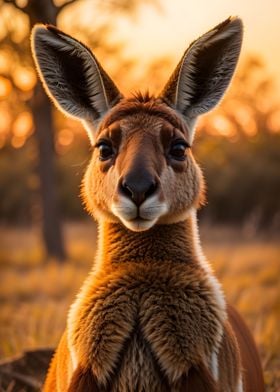 Kangaroo face