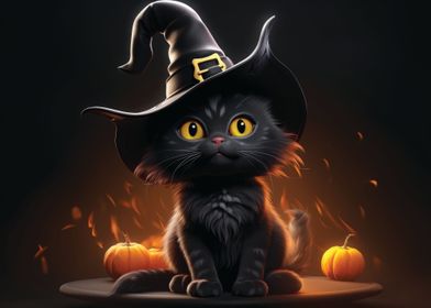 Halloween cat