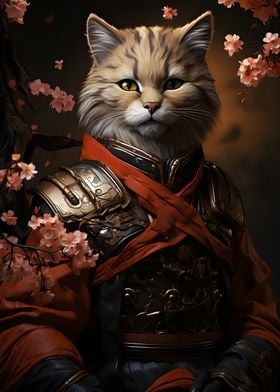 Cat Warrior Cherry Blossom