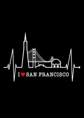 San Francisco Skyline Love