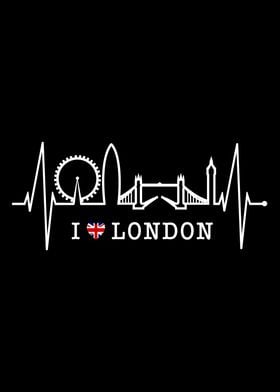 London Skyline Heartbeat