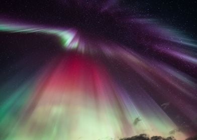 Aurora Borealis full sky