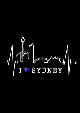 Sydney Skyline Heartbeat