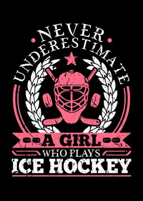 Ice Hockey Girl Gift