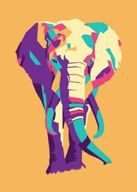 Elephant Pop Art