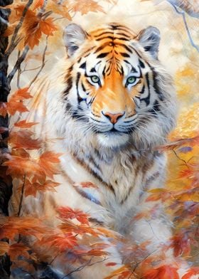 Tiger animal art