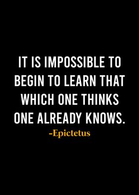 Epictetus Quote 