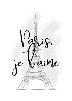 I Love Paris French quote