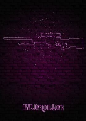 Gun neon fan art