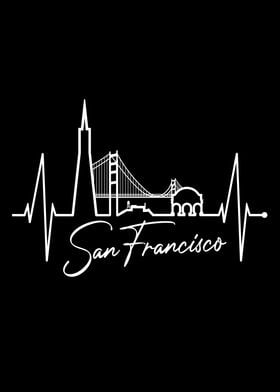 San Francisco Skyline Love