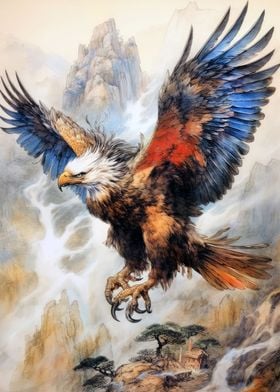 Eagle animal art