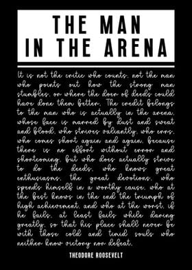 The Man in the Arena