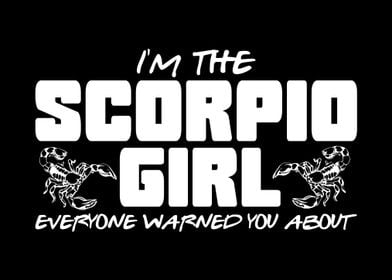 Scorpio Girl Warning Joke