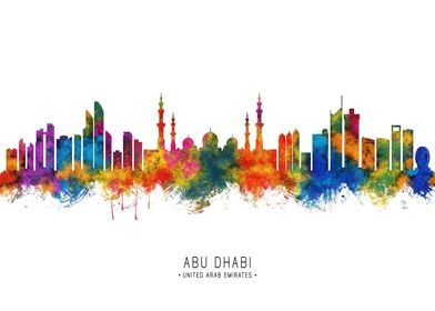 Abu Dhabi UAE Skyline