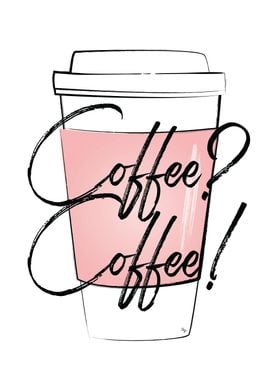 Coffee Cup typography