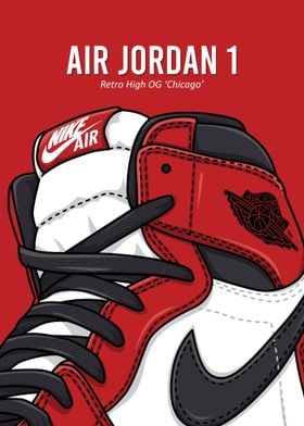 Air Jordan 1 closeup