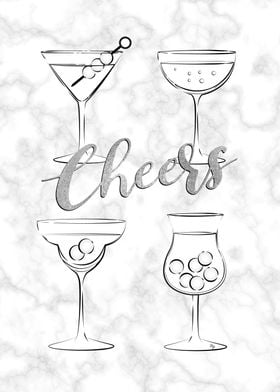 Cocktails drinks Cheers