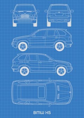 BMW X5 Blueprint