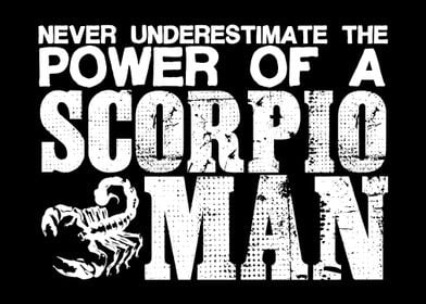 Scorpio Power Men Joke Sun