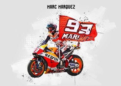 Rider Marc Marquez 