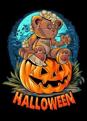 Scary Bear Halloween