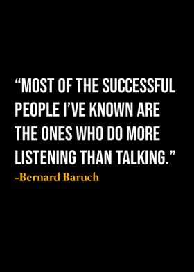 Bernard Baruch Quote 