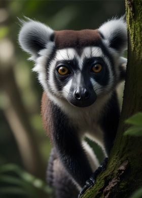 Lemurs animal primates