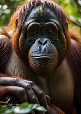 Orangutan borneo