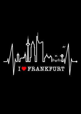 Frankfurt Skyline Liebe