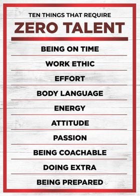 zero talent to success