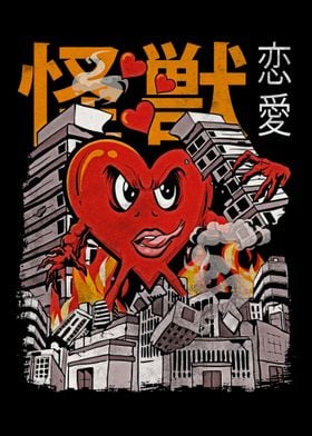 Kaiju Heart Japanese Anime