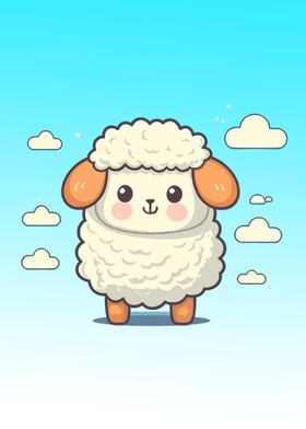 cute sheep animal 