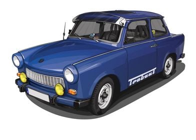 Trabant 601 Blue DDR